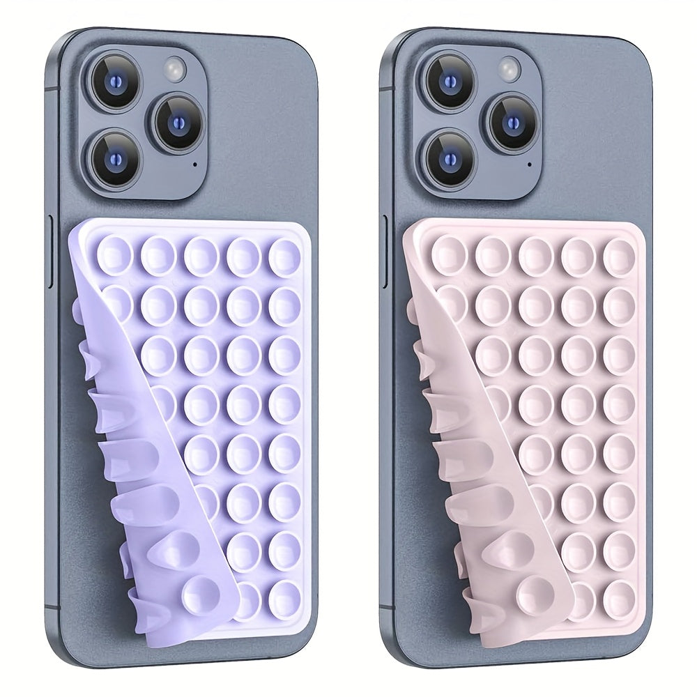 Support Ventouse Double Face en Silicone pour Téléphone - Angle Ajustable