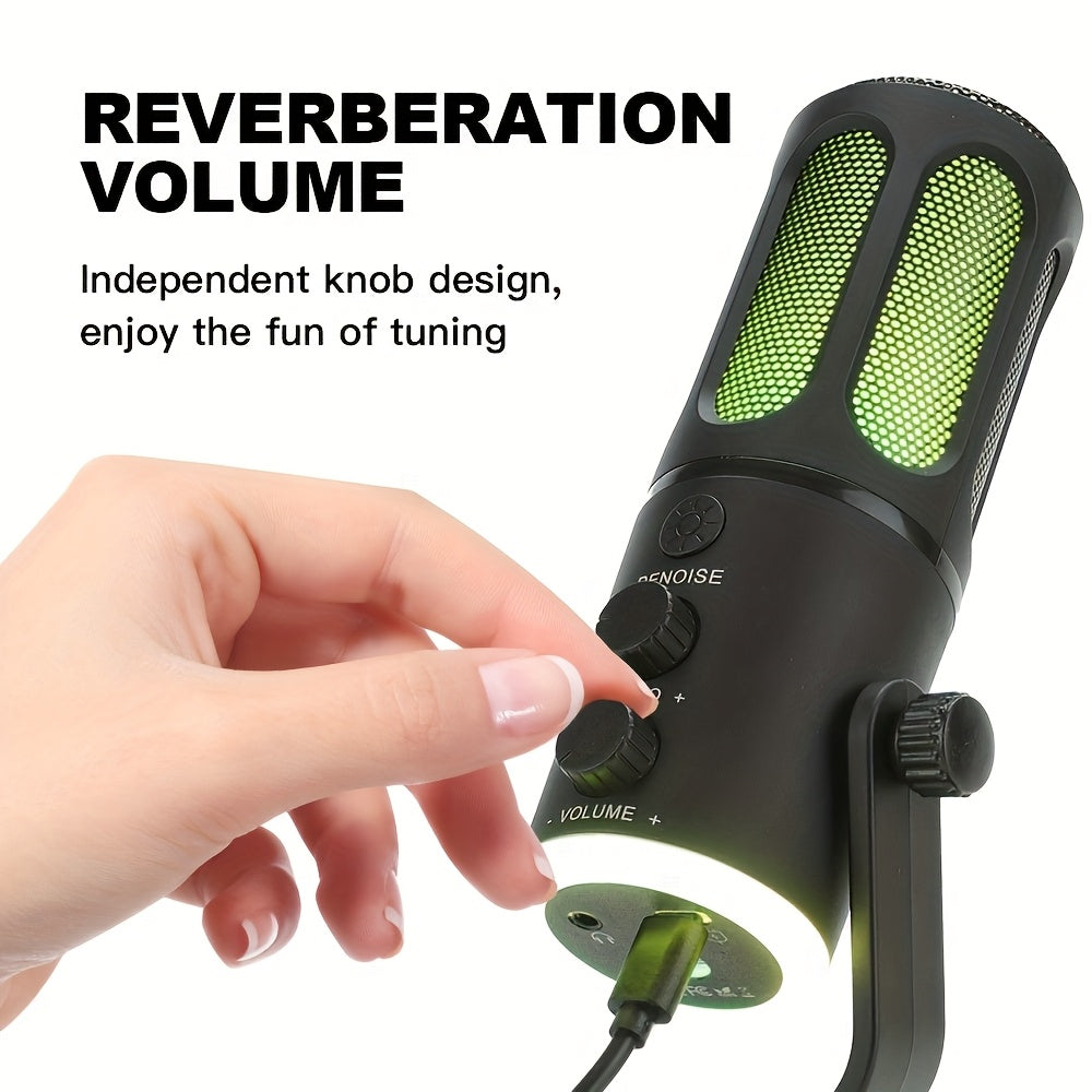 Micro Condensateur pour Gaming, Streaming et Enregistrement