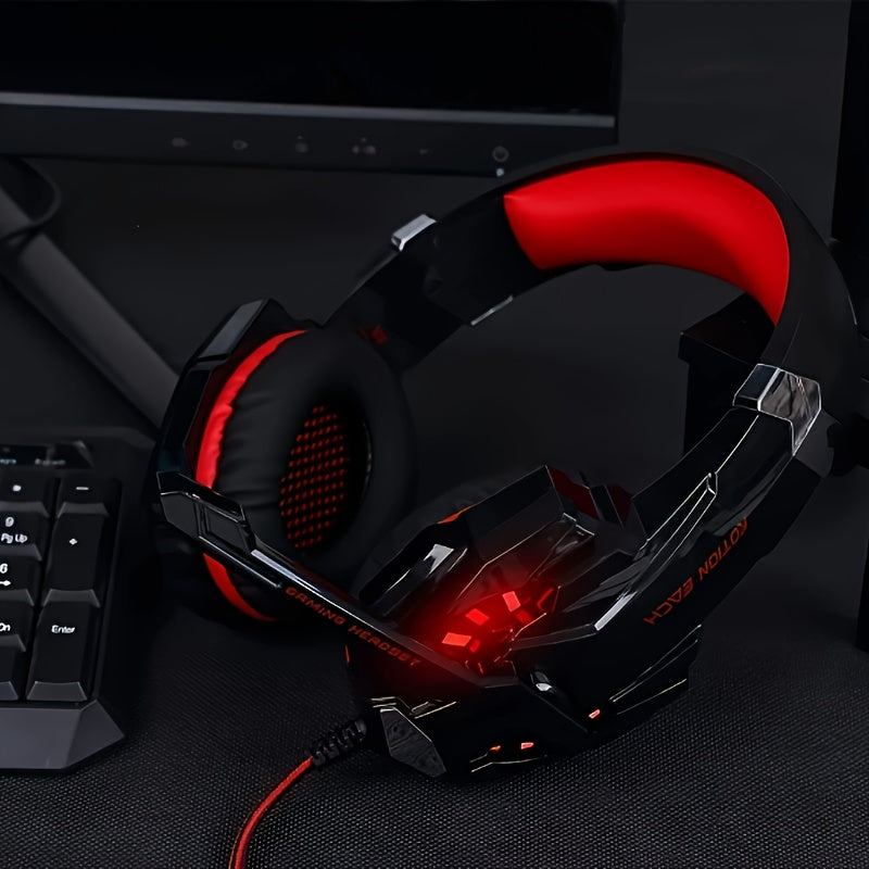 Casque Gaming FUNINGEEK G9000 - LED, Micro Antibruit, Son Surround PC/PS5/Xbox