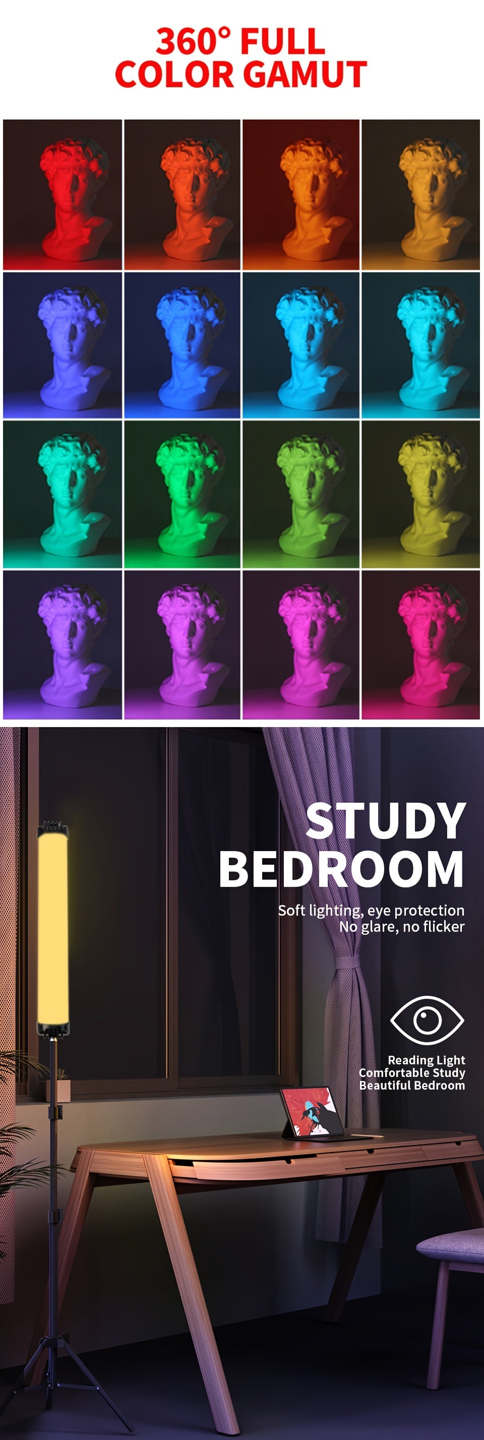 Bâton Lumineux LED RGB 11 pouces