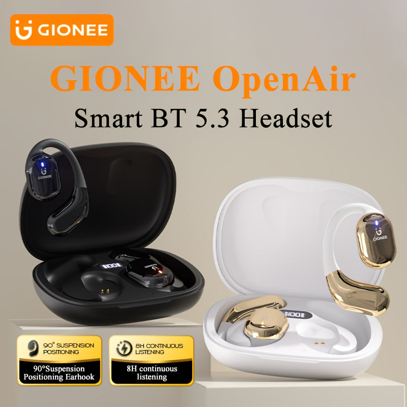 Écouteurs Sans Fil BT 5.3 LED - 8H Autonomie & Réduction Bruit