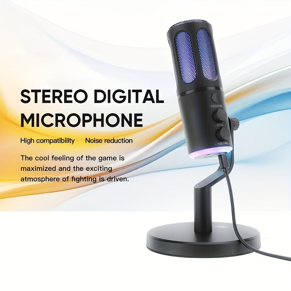 Micro Condensateur pour Gaming, Streaming et Enregistrement