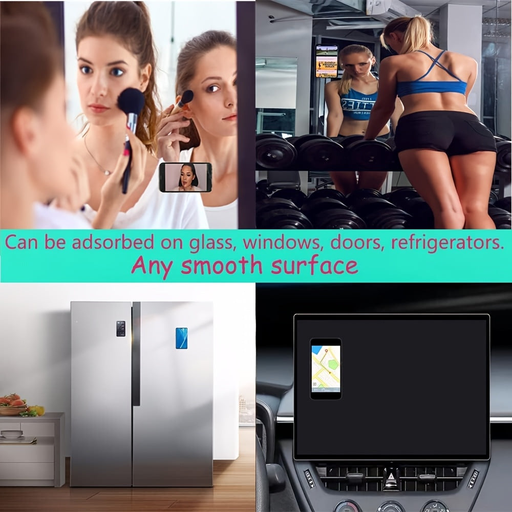 Support Ventouse Double Face en Silicone pour Téléphone - Angle Ajustable