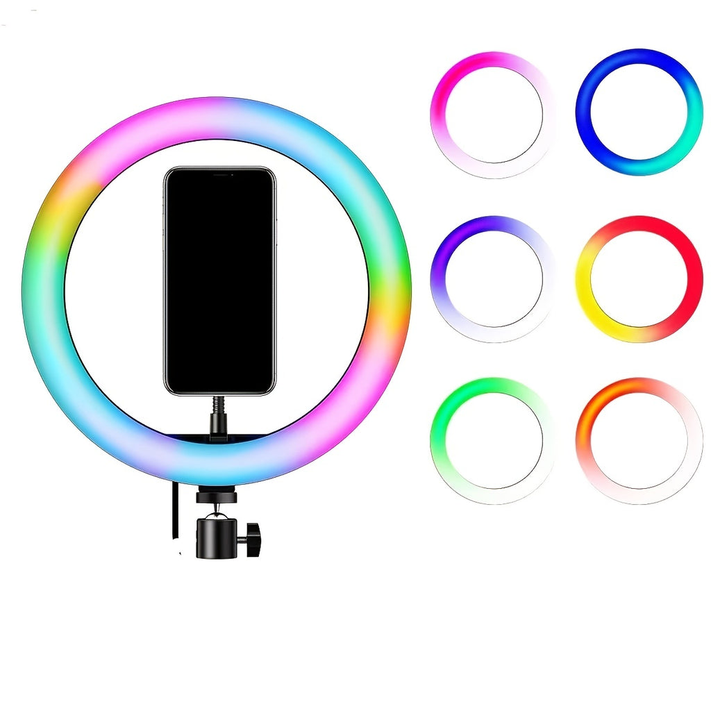 Ring Light RGB Streaming, Photographie, Vidéo, Maquillage et Studio