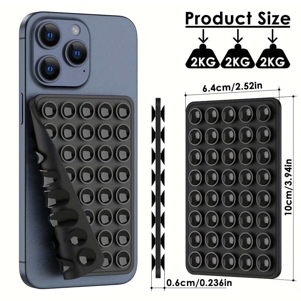 Support Ventouse Double Face en Silicone pour Téléphone - Angle Ajustable