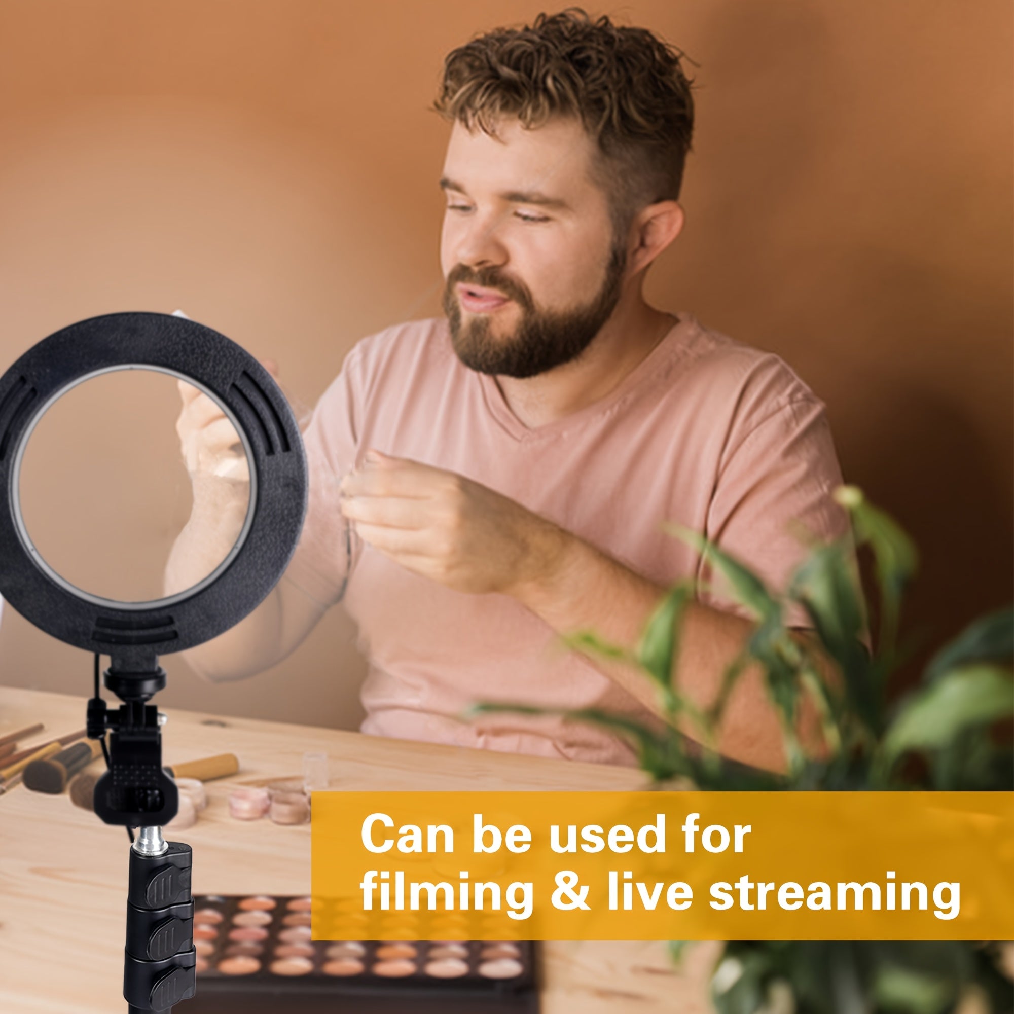 Ring Light LED UEGOGO 6 Pouces avec Clip