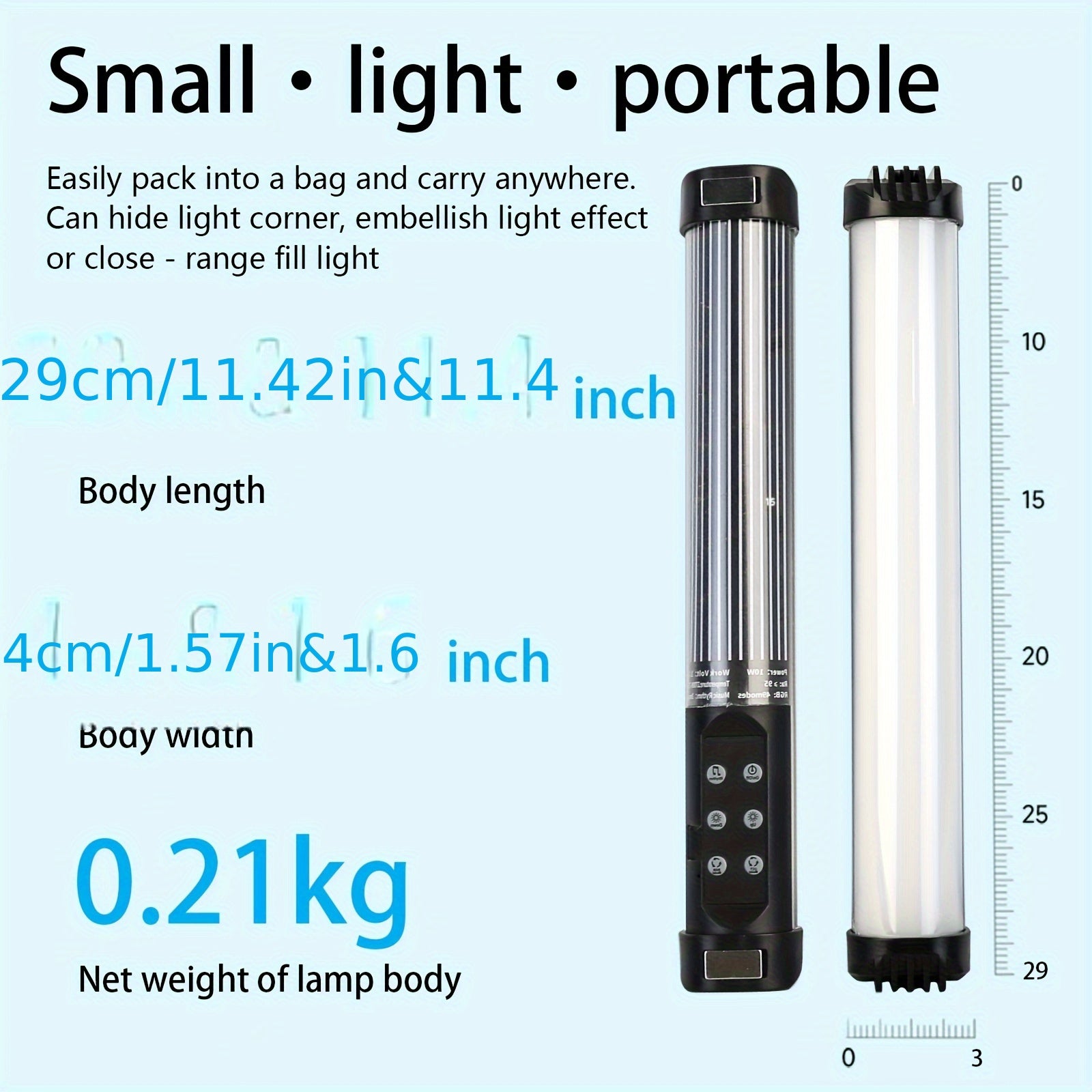 Bâton Lumineux LED RGB 11 pouces