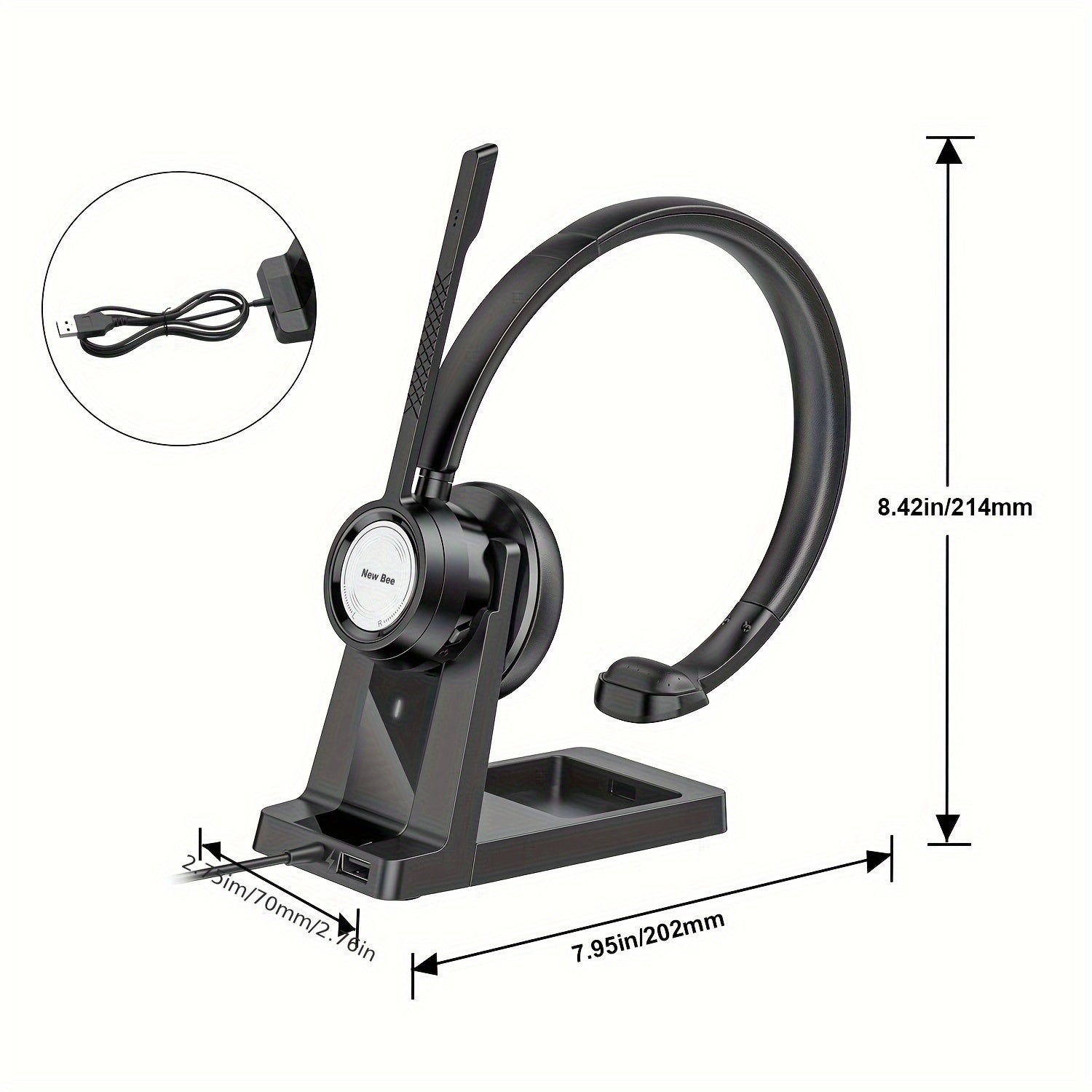 Casque Sans Fil Link Dream BH60 - 20h Autonomie - Réduction Bruit