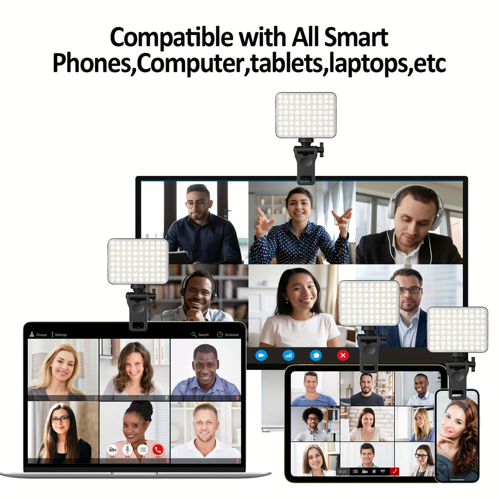 Lumière LED Portable avec Miroir pour Smartphone