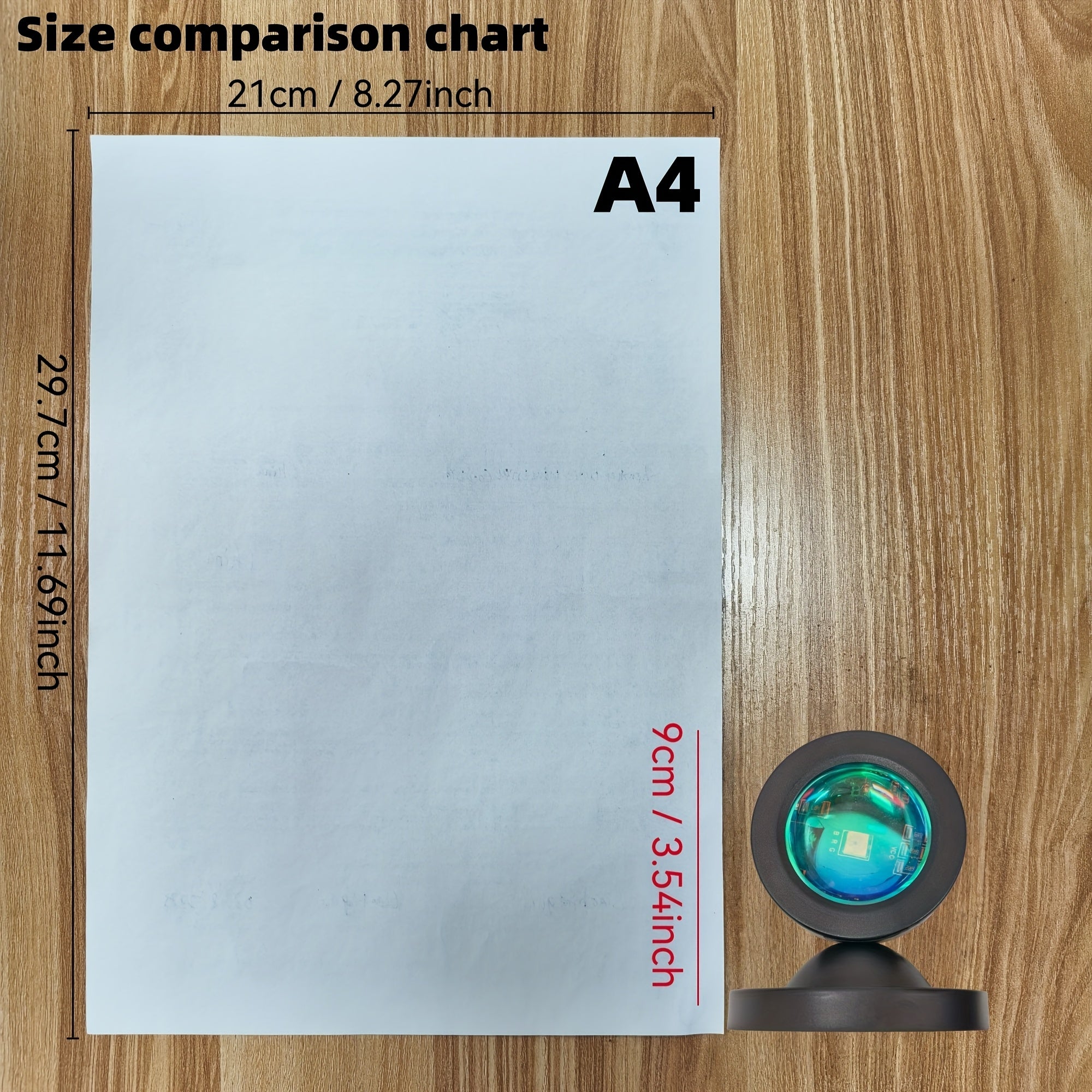 Lampe de Projection Coucher de Soleil RGB - Lampe d'Ambiance Minimaliste avec Télécommande USB