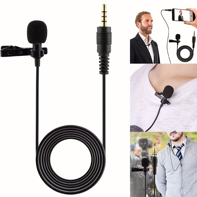 Microphone Clip Portable pour Karaoké et Interview