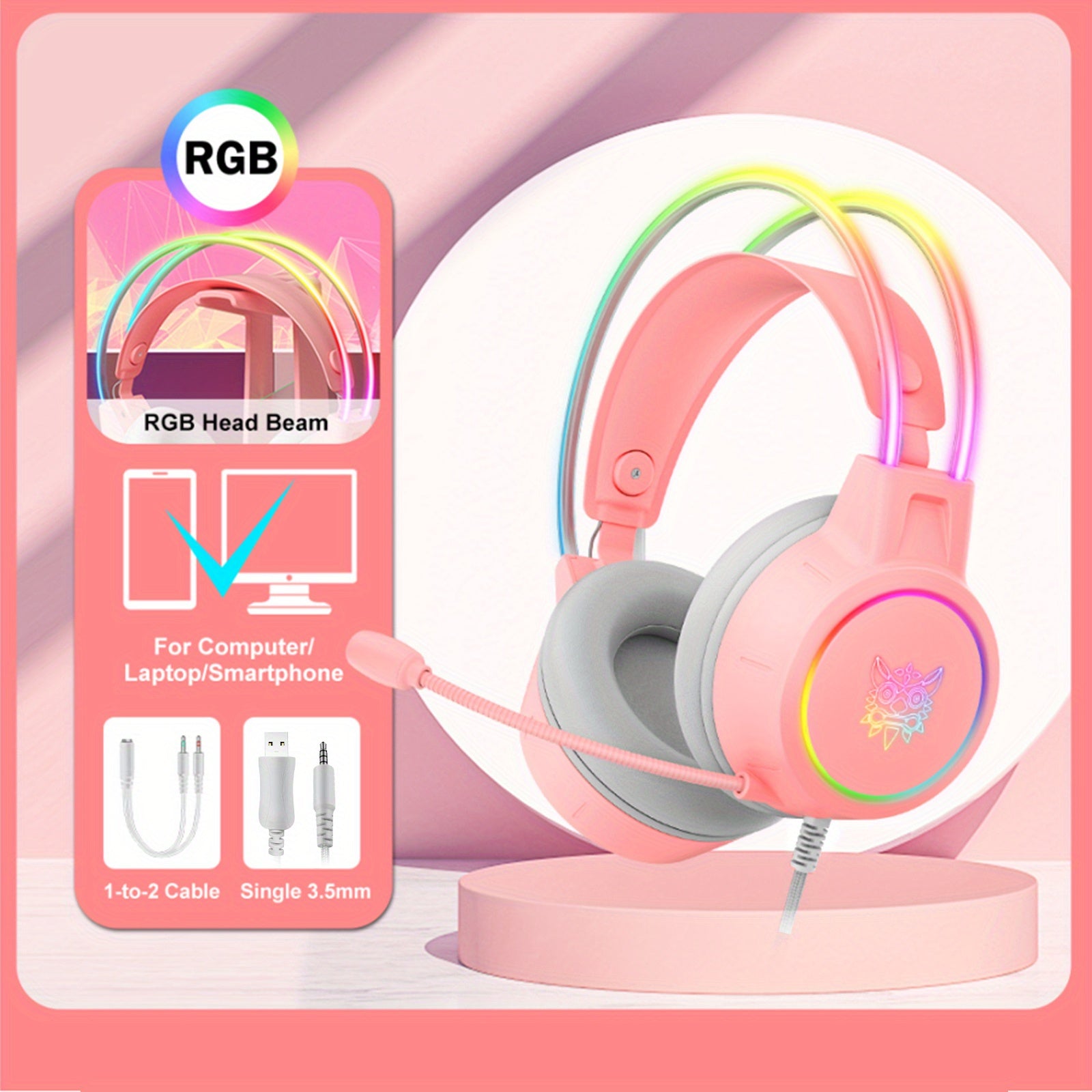 Casque Gaming ONIKUMA avec Micro Antibruit