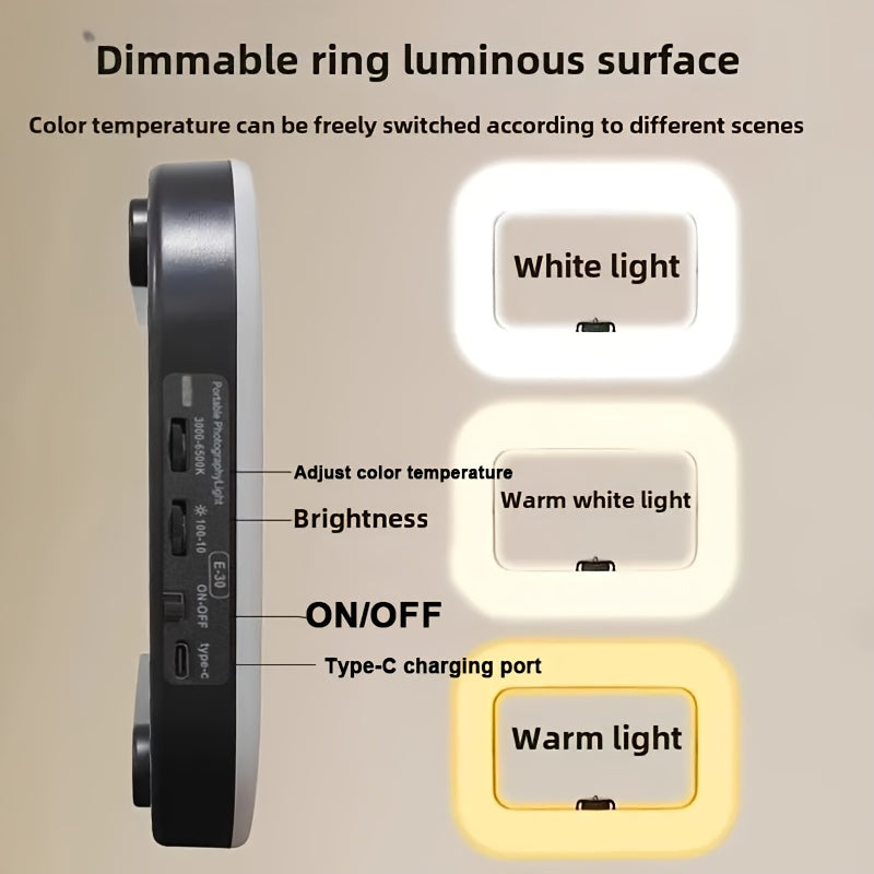 Kit Stabilisateur Smartphone avec Ring Light LED