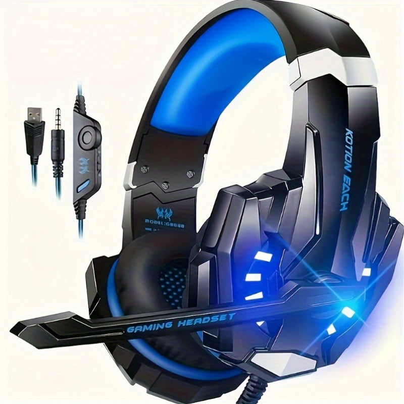Casque Gaming FUNINGEEK G9000 - LED, Micro Antibruit, Son Surround PC/PS5/Xbox