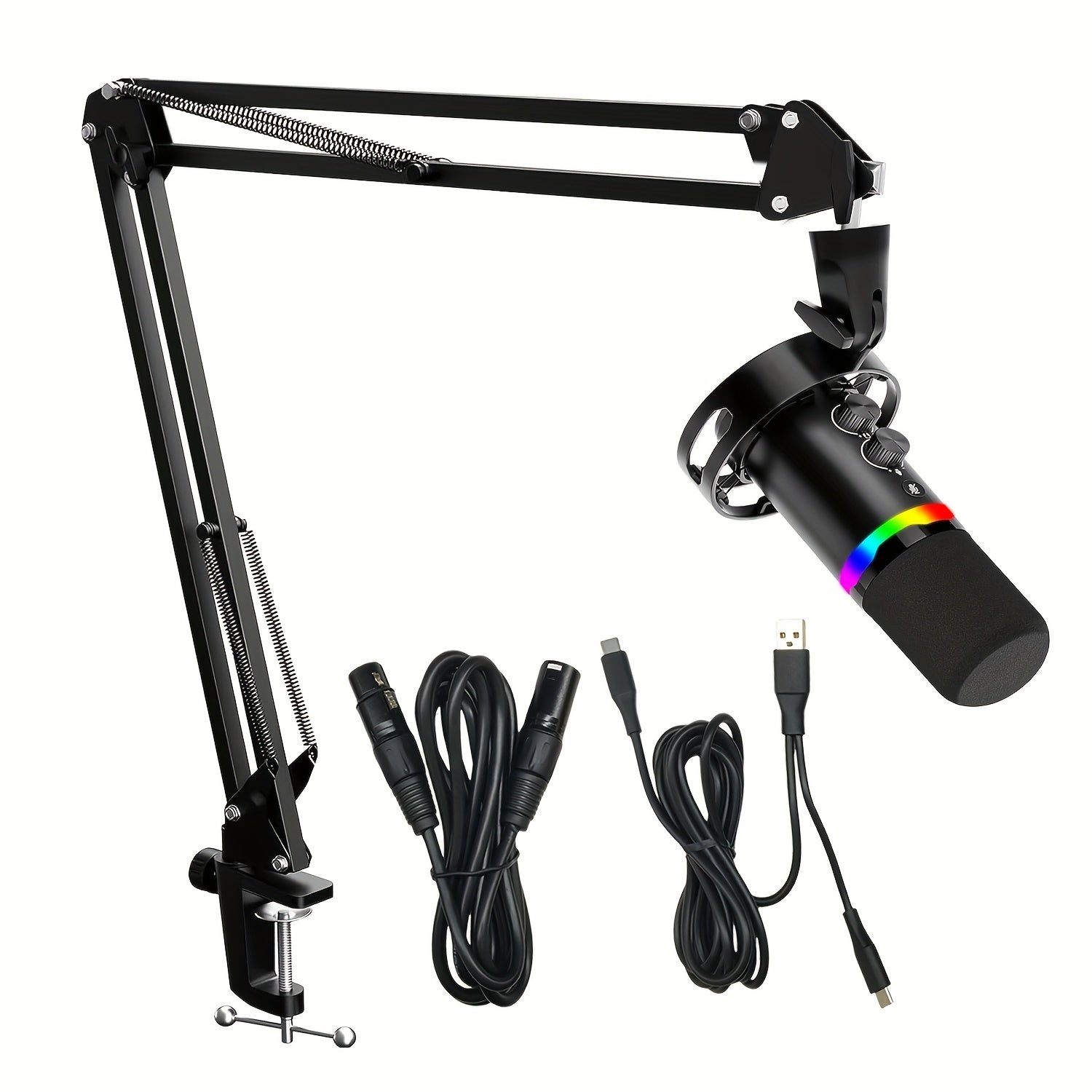 Microphone Dynamique Q1 RGB Type-C/XLR