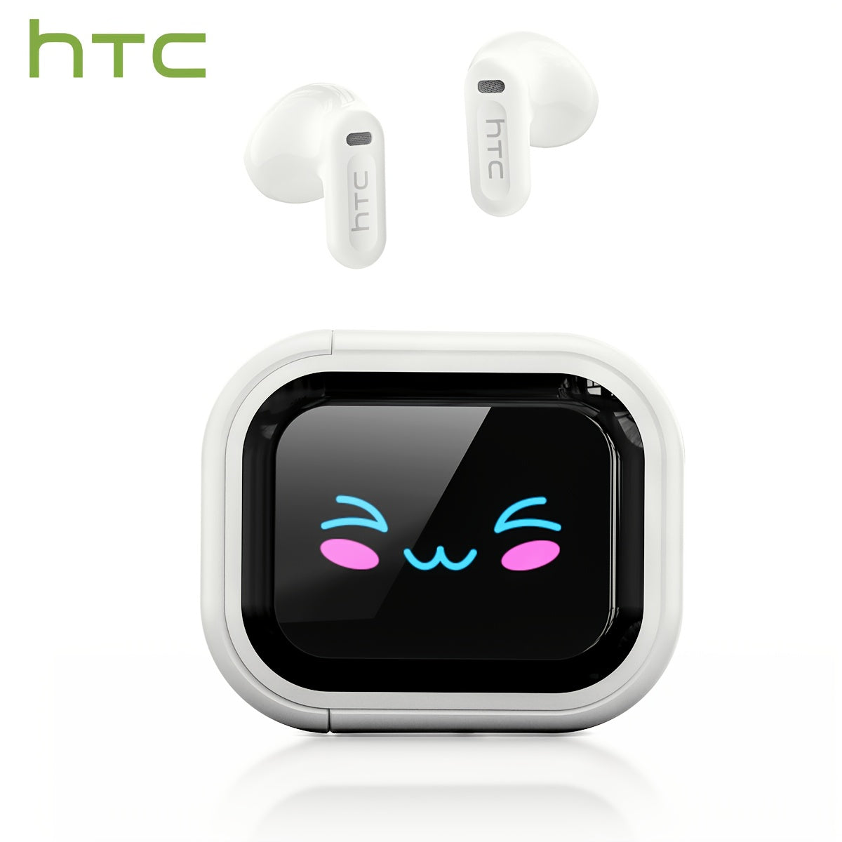 Casque Traducteur IA HTC NE20 - 131+ Langues Sans Fil Bluetooth 6.0 Écran LCD Tactile