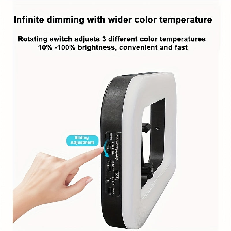 Kit Stabilisateur Smartphone avec Ring Light LED