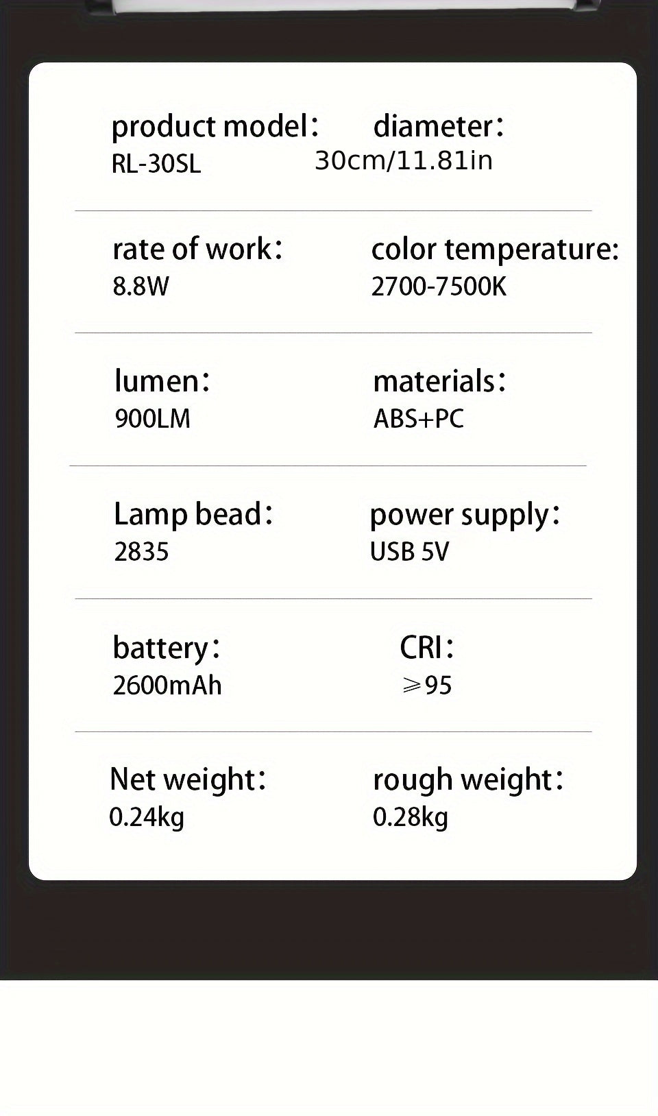 Bâton Lumineux LED RGB 11 pouces