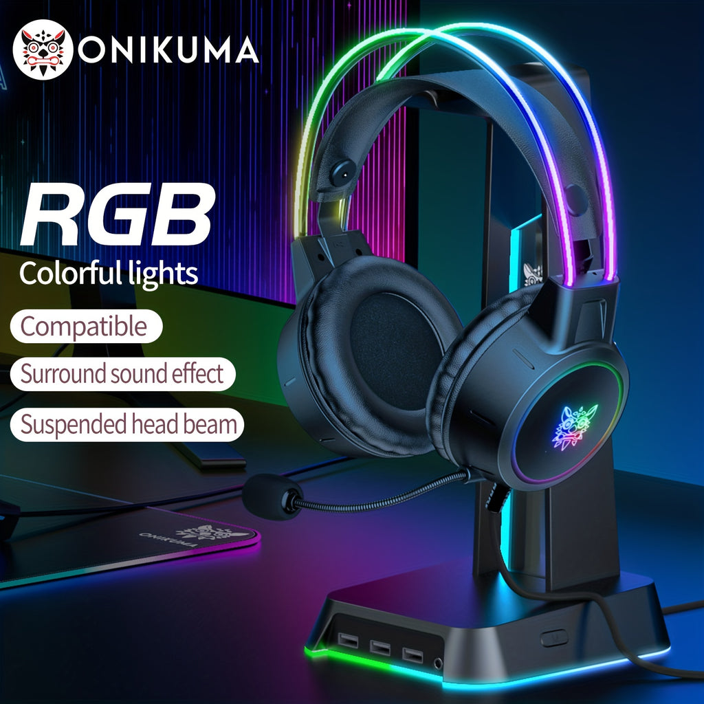 Casque Gaming ONIKUMA avec Micro Antibruit