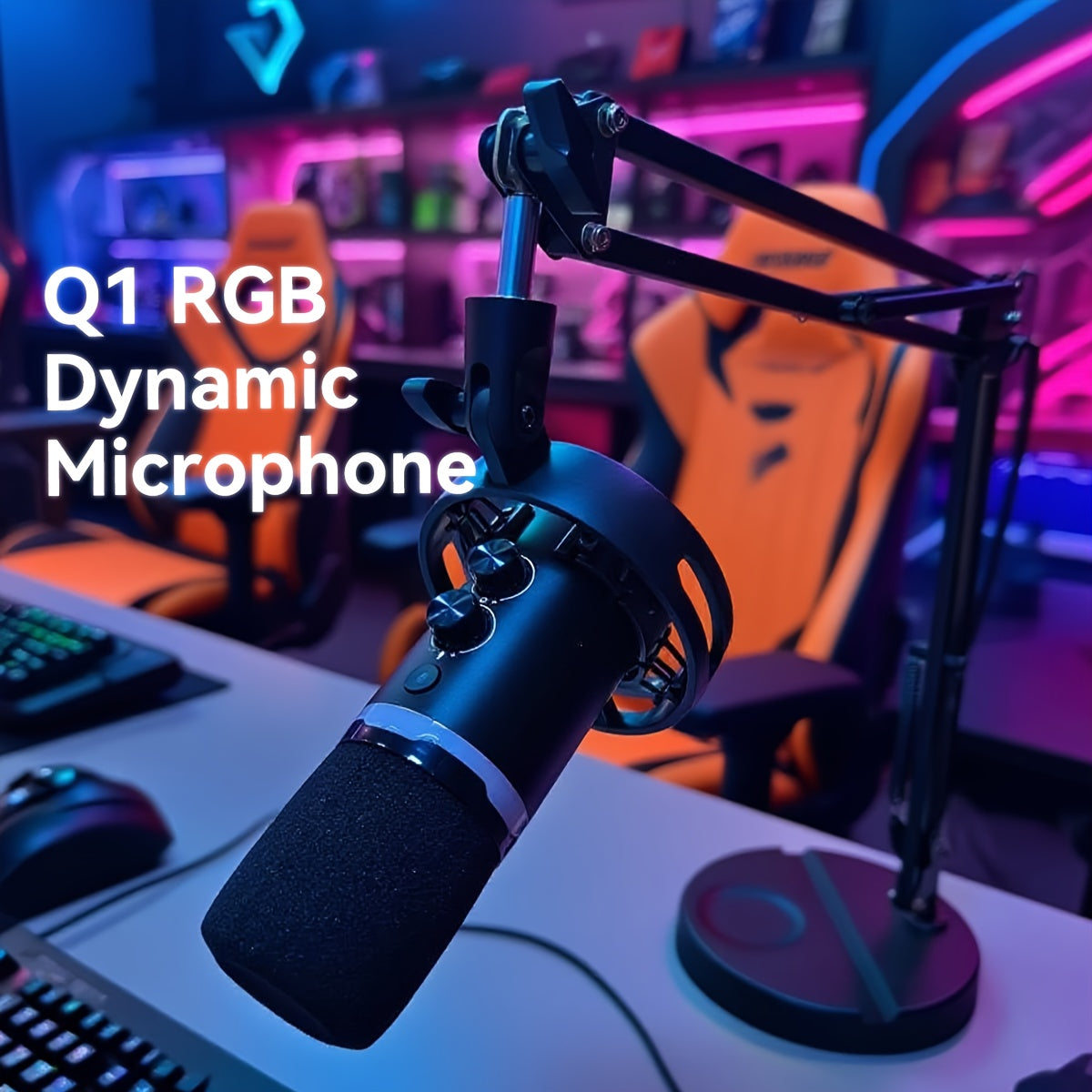 Microphone Dynamique Q1 RGB Type-C/XLR