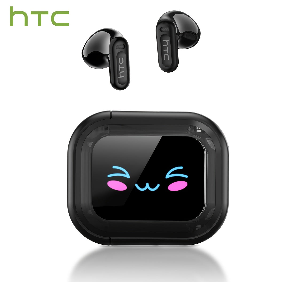Casque Traducteur IA HTC NE20 - 131+ Langues Sans Fil Bluetooth 6.0 Écran LCD Tactile
